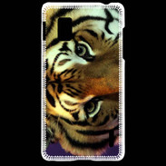 Coque LG Optimus G Œil du tigre PB 1