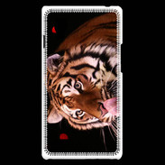 Coque LG Optimus L9 Portrait de tigre PB 4