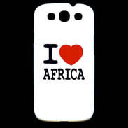 Coque Samsung Galaxy S3 I love Africa