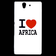 Coque Sony Xperia Z I love Africa