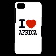 Coque Blackberry Z10 I love Africa