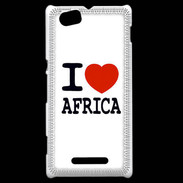 Coque Sony Xperia M I love Africa