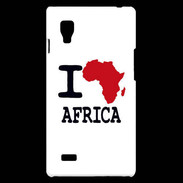 Coque LG Optimus L9 I love Africa 2