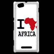 Coque Sony Xperia M I love Africa 2