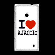Coque Nokia Lumia 520 I love Ajaccio