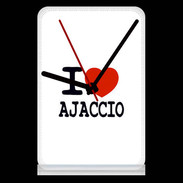 Pendule de bureau I love Ajaccio