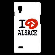 Coque LG Optimus L9 I love Alsace 2