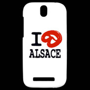 Coque HTC One SV I love Alsace 2