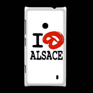 Coque Nokia Lumia 520 I love Alsace 2