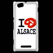 Coque Sony Xperia M I love Alsace 2