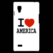 Coque LG Optimus L9 I love America