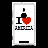 Coque Nokia Lumia 925 I love America