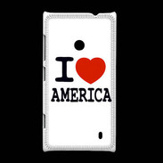 Coque Nokia Lumia 520 I love America