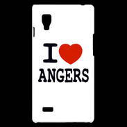Coque LG Optimus L9 I love Angers
