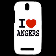 Coque HTC One SV I love Angers