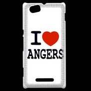 Coque Sony Xperia M I love Angers