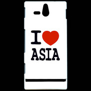 Coque Sony Xperia U I love Asia
