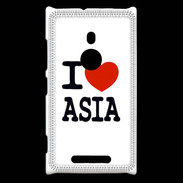 Coque Nokia Lumia 925 I love Asia
