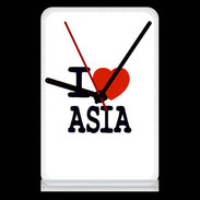 Pendule de bureau I love Asia