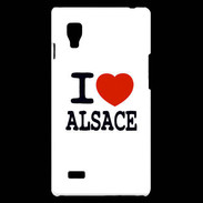 Coque LG Optimus L9 I love Alsace