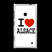 Coque Nokia Lumia 520 I love Alsace