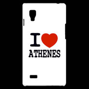 Coque LG Optimus L9 I love Athenes