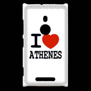 Coque Nokia Lumia 925 I love Athenes