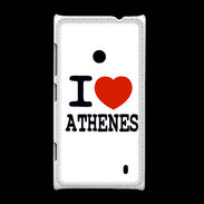 Coque Nokia Lumia 520 I love Athenes
