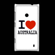 Coque Nokia Lumia 520 I love Australia