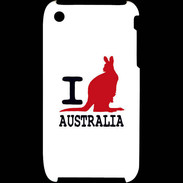 Coque iPhone 3G / 3GS I love Australia 2