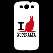 Coque Samsung Galaxy S3 I love Australia 2