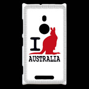 Coque Nokia Lumia 925 I love Australia 2