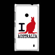 Coque Nokia Lumia 520 I love Australia 2