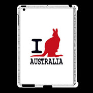 Coque iPad 2/3 I love Australia 2