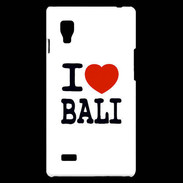 Coque LG Optimus L9 I love Bali