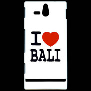 Coque Sony Xperia U I love Bali