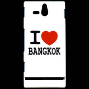 Coque Sony Xperia U I love Bankok