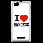 Coque Sony Xperia M I love Bankok