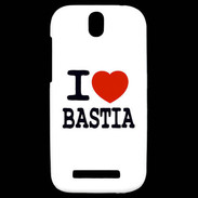 Coque HTC One SV I love Bastia