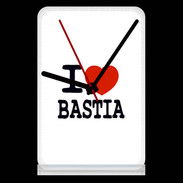 Pendule de bureau I love Bastia