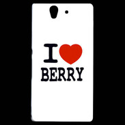 Coque Sony Xperia Z I love Berry