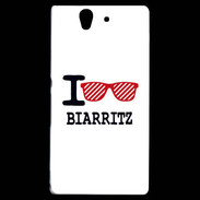 Coque Sony Xperia Z I love Biarritz 2