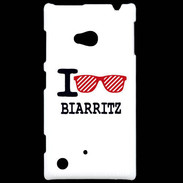 Coque Nokia Lumia 720 I love Biarritz 2