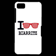 Coque Blackberry Z10 I love Biarritz 2