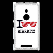 Coque Nokia Lumia 925 I love Biarritz 2