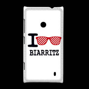 Coque Nokia Lumia 520 I love Biarritz 2