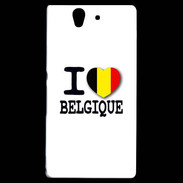 Coque Sony Xperia Z I love Belgique 2