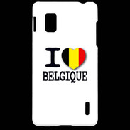 Coque LG Optimus G I love Belgique 2