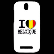 Coque HTC One SV I love Belgique 2