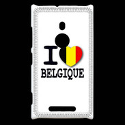 Coque Nokia Lumia 925 I love Belgique 2